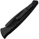 Piranha Knives Auto DNA Button Lock Black P-16BKTS by Piranha Knives