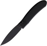 Piranha Knives Auto Toxin Button Lock Black P-18BKT by Piranha Knives