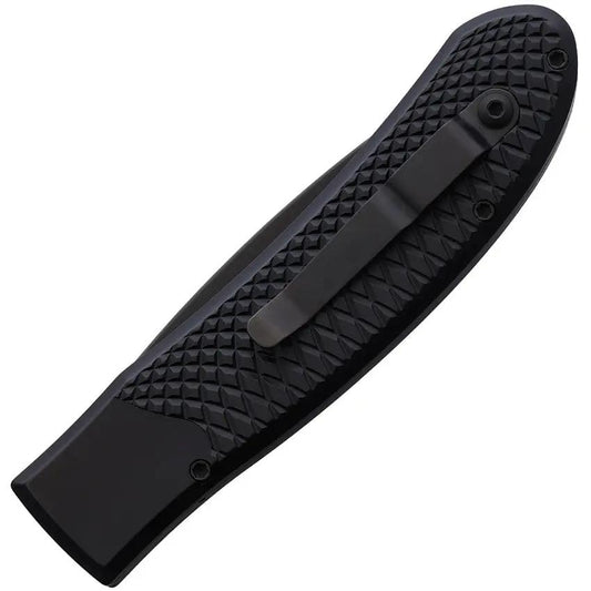 Piranha Knives Auto Toxin Button Lock Black P-18BKT by Piranha Knives