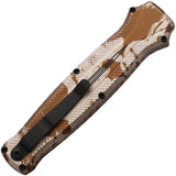 Piranha Knives Auto Rated-R OTF Camouflage P-19CT - Automatic Opening With DLC Coated 154CM Blade by Piranha Knives