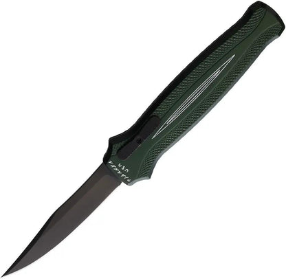 Piranha Knives Auto Rated-R OTF Green P-19GT by Piranha Knives