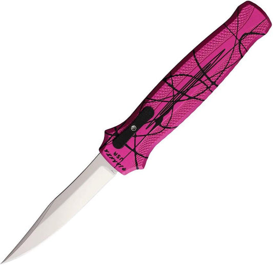 Piranha Knives Auto Rated-R OTF Pink P-19PK by Piranha Knives