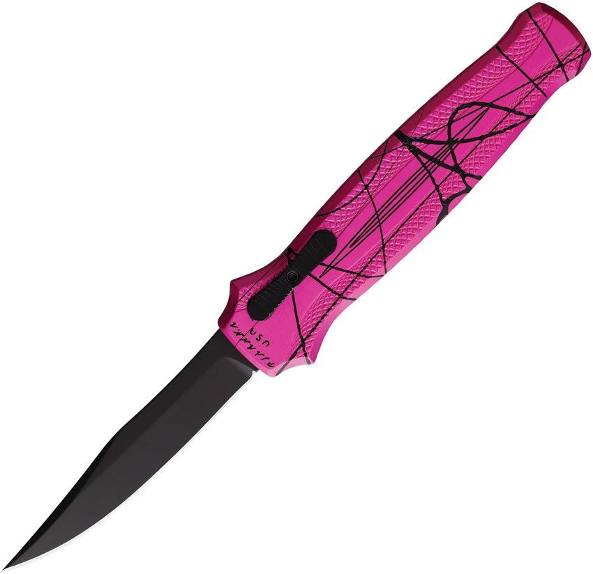 Piranha Knives Auto Rated-R OTF Pink P-19PKT by Piranha Knives