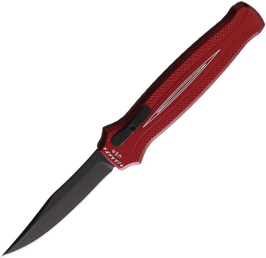 Piranha Knives Auto Rated-R OTF Red P-19RT by Piranha Knives