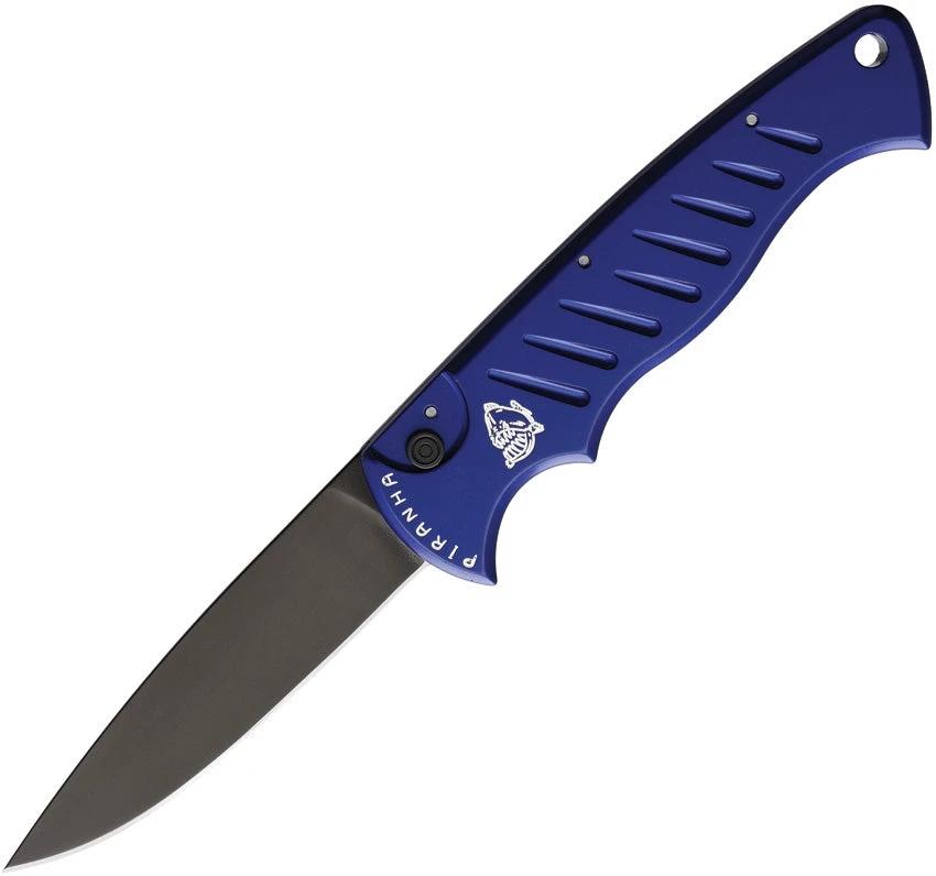 Piranha Knives Auto Pocket Tactical Button P-1BT by Piranha Knives