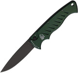 Piranha Knives Auto Pocket Button Lock Grn P-1GT by Piranha Knives