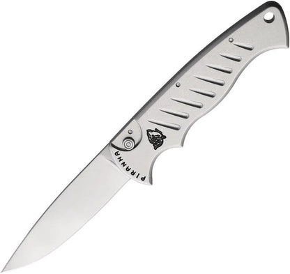 Piranha Knives Auto Pocket Button Lock Slv P-1S by Piranha Knives