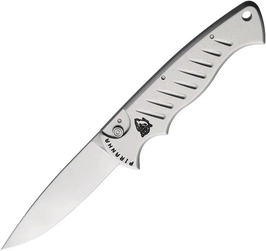 Piranha Knives Auto Pocket Button Lock Slv P-1S by Piranha Knives