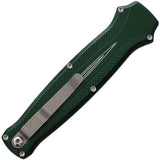 Piranha Knives Auto Rated-X OTF Green P-20G - Automatic Opening With 3.5in 154CM Dagger Blade by Piranha Knives