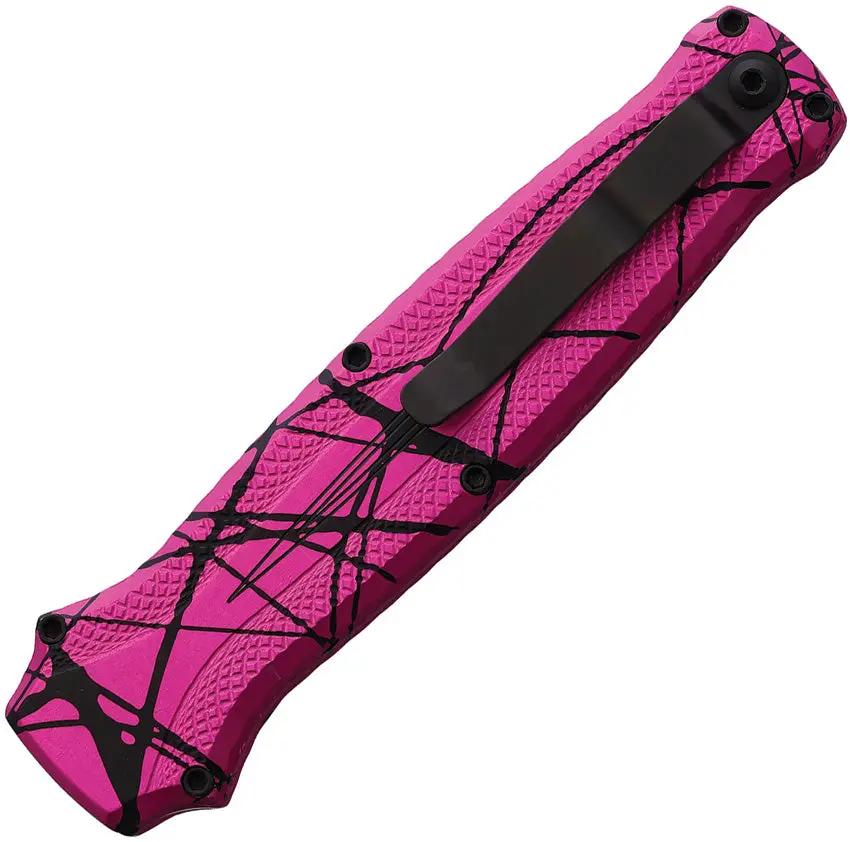 Piranha Knives Auto Rated-X OTF Pink P-20PKT by Piranha Knives