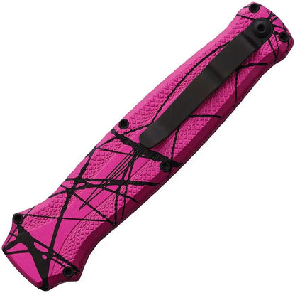 Piranha Knives Auto Rated-X OTF Pink P-20PKT by Piranha Knives