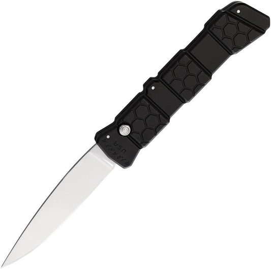 Piranha Knives Auto 21 Button Lock Black P-21BK by Piranha Knives