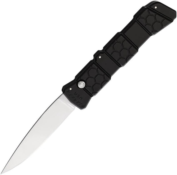 Piranha Knives Auto 21 Button Lock Black P-21BK by Piranha Knives