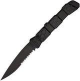 Piranha Knives Auto 21 Button Lock Black P-21BKTS by Piranha Knives