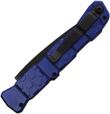 Piranha Knives Auto 21 Button Lock Blue P-21BT by Piranha Knives