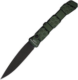 Piranha Knives Auto 21 Button Lock Green P-21GT by Piranha Knives