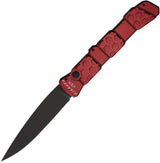 Piranha Knives Auto 21 Button Lock Red P-21RT by Piranha Knives