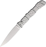 Piranha Knives Auto 21 Button Lock Silver P-21S by Piranha Knives
