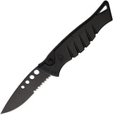 Piranha Knives Auto Amazon Button Lock Blk P-3BKTS by Piranha Knives