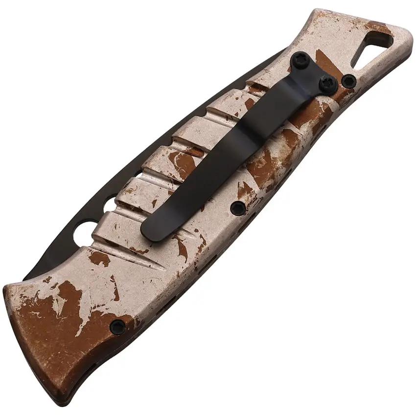 Piranha Knives Auto Amazon Button Lock Cam P-3CT by Piranha Knives