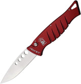 Piranha Knives Auto Amazon Button Lock Red P-3R by Piranha Knives