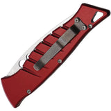 Piranha Knives Auto Amazon Button Lock Red P-3R - Automatic Opening One Handed Operation by Piranha Knives