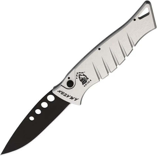 Piranha Knives Auto Amazon Button Lock Slv P-3ST by Piranha Knives