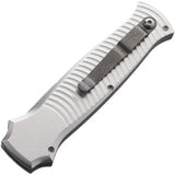 Piranha Knives Auto Bodyguard P-6S - Automatic Opening Button Lock Knife With S30V Stonewash Blade by Piranha Knives