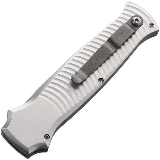 Piranha Knives Auto Bodyguard P-6S - Automatic Opening Button Lock Knife With S30V Stonewash Blade by Piranha Knives