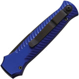 Piranha Knives Auto Miniguard Button Lock P-7BT - Automatic Opening EDC Knife With DLC Black CPM S30V Blade by Piranha Knives
