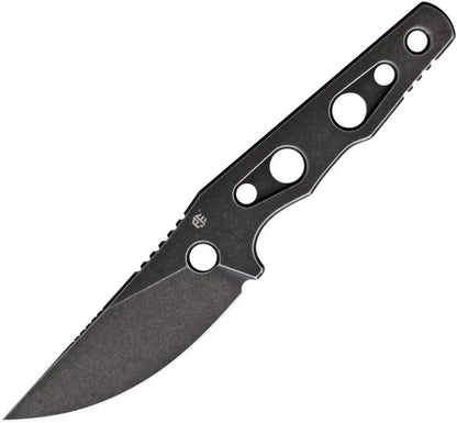 Petrified Fish Bison L Fixed Blade Knife 3 Inch N690 Steel Rugged Full Tang With Kydex Sheath For EDC Outdoors by Petrified Fish