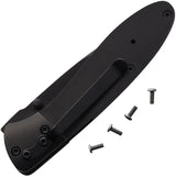 Premium Knife Supply Rapture Linerlock Blank S622B - Black Finish Stainless Blade With Pocket Clip by Premium Knife Supply