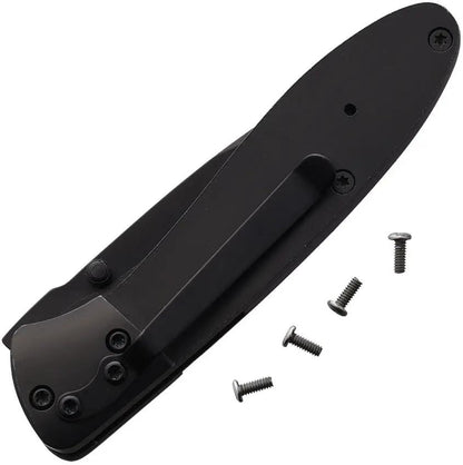 Premium Knife Supply Rapture Linerlock Blank S622B - Black Finish Stainless Blade With Pocket Clip by Premium Knife Supply