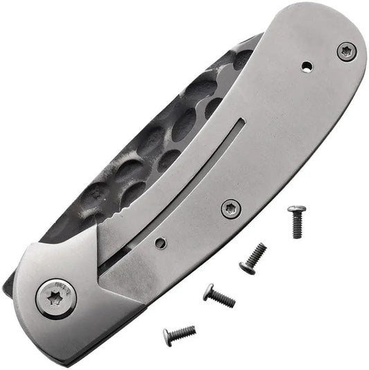 Premium Knife Supply Wolverine Linerlock Blank SCF81 - Stainless Steel Blade and Frame 3.63in Closed 2.5in Blade by Premium Knife Supply
