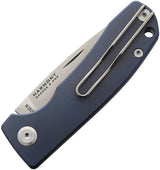PMP Knives Harmony Slip Joint Blue Titanium Handle With M390 Blade And Pocket Clip by PMP Knives