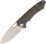 PMP Knives Spartan Linerlock Micarta PMP016 SPARTAN GREEN MICARTA N by PMP Knives