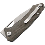 PMP Knives Spartan Linerlock Micarta PMP016 SPARTAN GREEN MICARTA N by PMP Knives