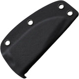 PMP Knives Pitbull Neck Knife Black G10 - 3.5in D2 Satin Blade, 7in Overall, Kydex Neck Sheath Belt Cutter by PMP Knives