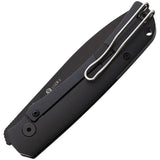 PMP Knives User II Framelock Black PMP049 - S90V Blade, Black Titanium Handle, Extended Tang by PMP Knives