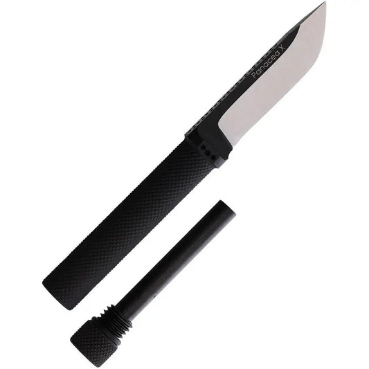 Panacea X FireFly Fixed Blade Bling Blade With Ferro Rod Striker And Kydex Neck Sheath by Panacea X