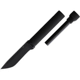 Panacea X FireFly Fixed Blade Tanto - Ferro Rod Striker Neck Sheath 4.5 Inch Overall Blade by Panacea X