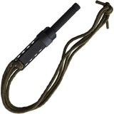 Panacea X FireFly Fixed Blade Tanto - Ferro Rod Striker Neck Sheath 4.5 Inch Overall Blade by Panacea X