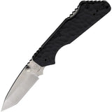 Polizeibedarf PM-5 Operator Lockback Knife - Stonewash Stainless Tanto Blade and Black G10 Handle by Polizeibedarf