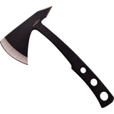 Perfect Point Throwing Axe Black PP-107B - Full Tang Black Stainless Head With 2.75 Inch Cutting Edge And Spike End by Perfect Point