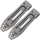 Perfect Point Throwing Set PP-129-2 - Dual 5.13 Inch Closed Blades With Tumbled Stainless Handles And Belt Sheath by Perfect Point