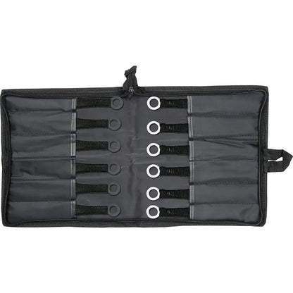 Perfect Point Throwing Knife Set RC-86-12 - 12 Piece Stainless Steel Double Edge Knives with Full Tang and Finger Rings by Perfect Point
