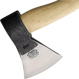 Prandi German Style Hatchet - American Hickory Handle, 14in Overall, 6in Carbon Steel Head by Prandi