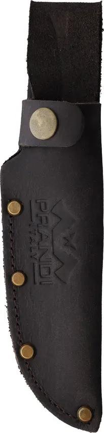 Prandi Cortel Bushcraft Fixed Blade Knife - 4.25in Satin 420 Stainless, Walnut Handle, Full Tang by Prandi