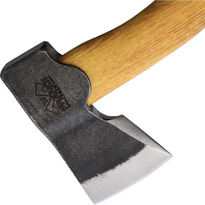 Prandi Segurin Hatchet Rough 3.059.04.TH - 11 Inch Overall Axe With 1045 Carbon Steel Head And Hickory Handle by Prandi