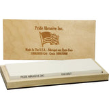 Pride Abrasive Combination Water Stone 1K/8K - Includes Wooden Box For Convenient Sharpening by Pride Abrasive